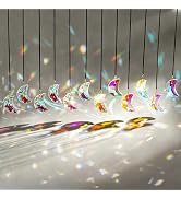H&D HYALINE & DORA 12pcs 1.1"/30mm Crystal Suncatcher Prism Suncatchers for Windows Hanging AB Co...