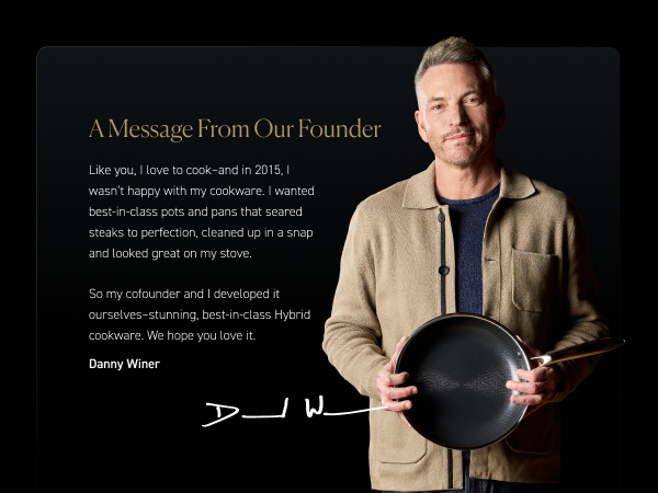 Founder Message Desktop
