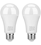 Aukora Dusk to Dawn Light Bulb, 12W (100-Watt Equivalent) Smart Sensor Light Bulbs Super Bright E...
