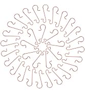 Naler 120PCS Christmas Ornaments Hooks, Stainless Steel S-Shaped Hangers for Christmas Tree Ornam...