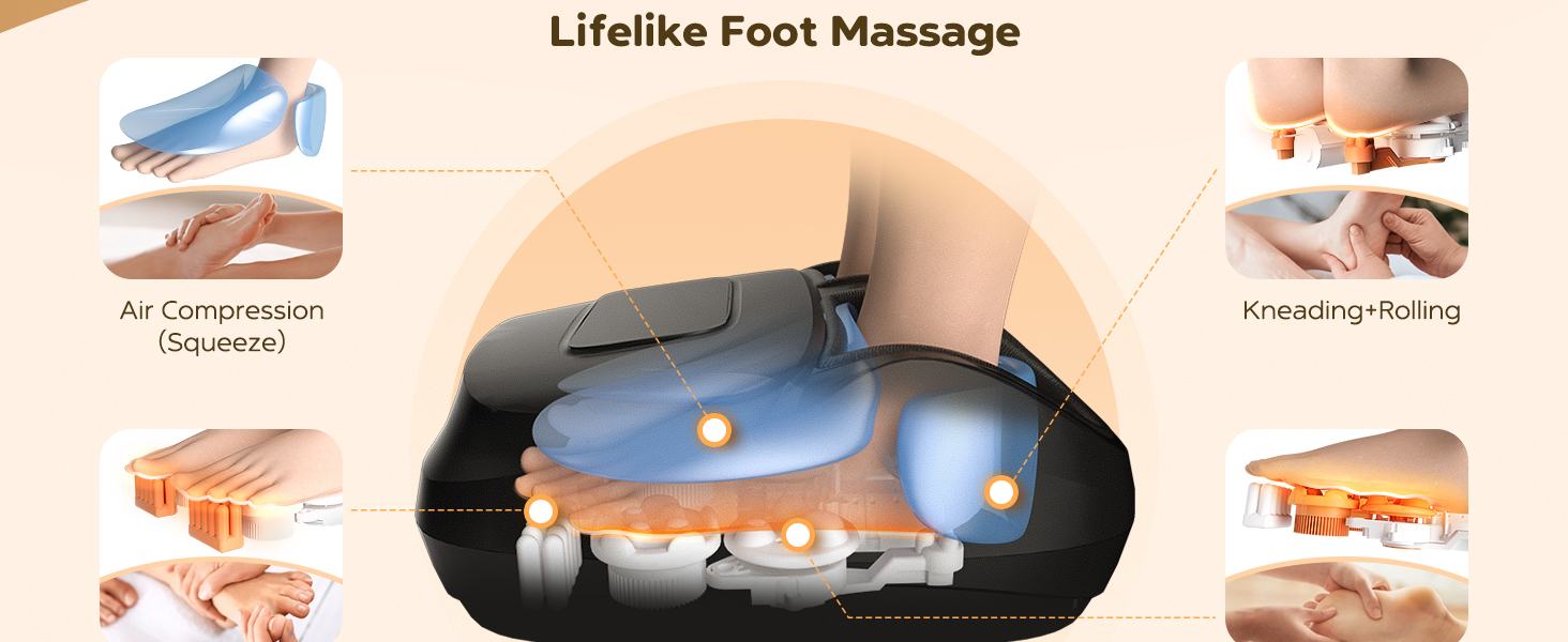 lifelike foot massager