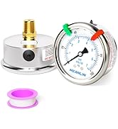 MEANLIN MEASURE 0~100Psi Liquid Filled Pressure Gauge 1/4
