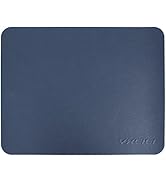 YXLILI Mouse Pad, Non-Slip PU Leather Mouse Mat, Waterproof Ultra Smooth Mousepads with Stitched ...