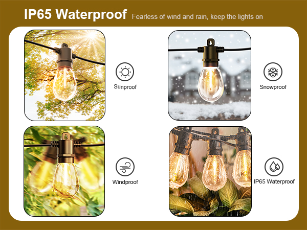 outdoor string lights