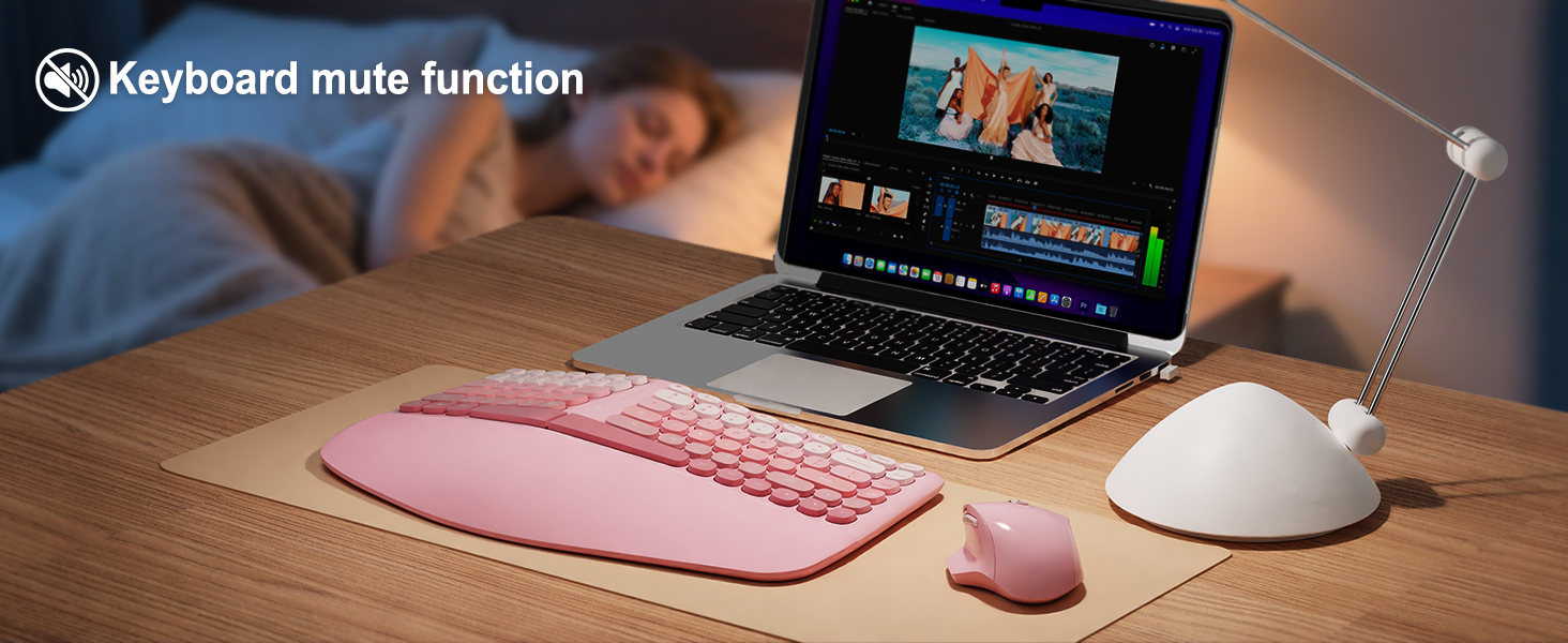 Ergonomic Wireless Keyboard
