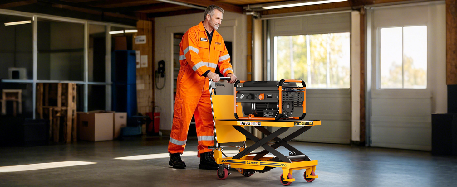 hydraulic lift table cart