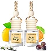 Car Fresheners Hanging, Fruit Loops Car Air Freshener, Car Fresheners for Women, Long Lasting Car...