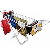 Home Intuition Foldable Clothes Drying Rack Dryer (White)