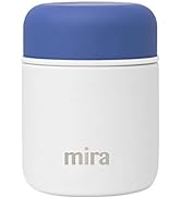 MIRA 9oz Insulated Food Jar Thermos for Hot Food & Soup, Compact Stainless Steel Vacuum Lunch Con...