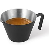 MHW-3BOMBER Espresso Measuring Cup 2oz Espresso Shot Cup Stainless Steel Sauce Cups with Handle f...