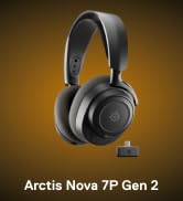 SteelSeries Arctis Nova 7P Wireless Gen 2 Gaming Headset - Black | Real-Time App Control, 50+ HR ...