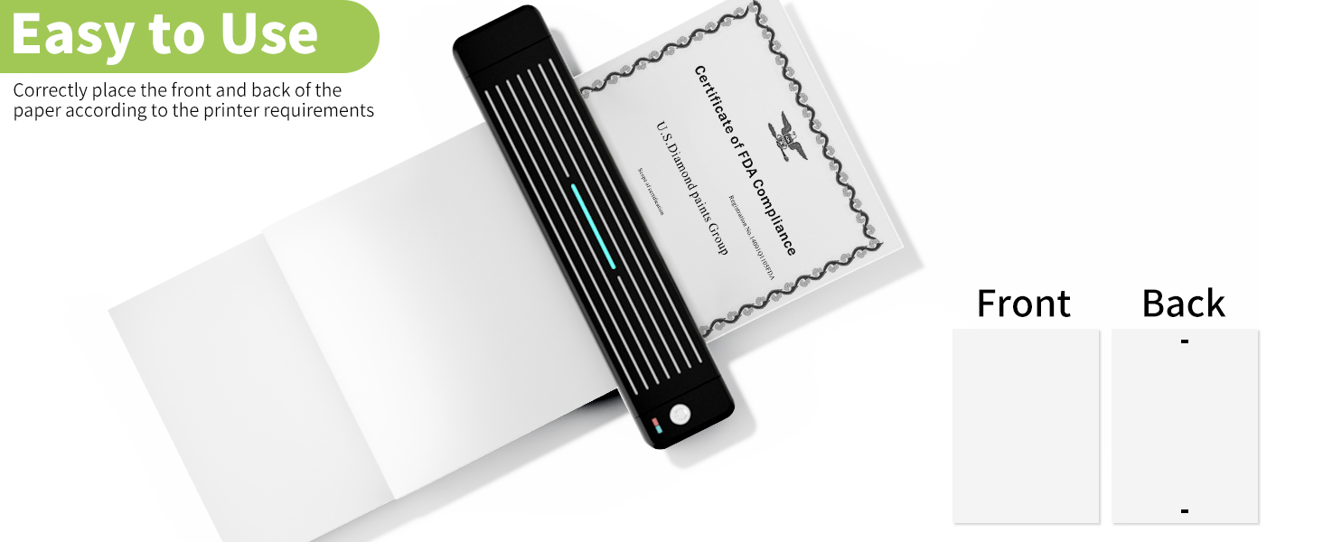 Thermal printer paper 8.5 x 11