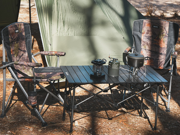 camping table folding camp portable foldable fold up lightweight aluminum bbq black table