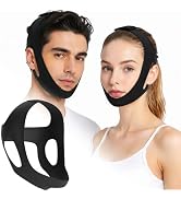 RGIMF Chin Strap for Sleeping & CPAP, Adjustable Anti Snoring Chin Strap | Soft Breathable Fabric...