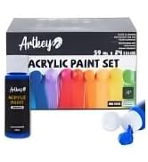 24 colors acrylic paint