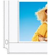 MaxGear 30 Pack 4x6 Photo Sleeves for 3 Ring Binder (120 Pictures), Heavy-Duty Archival Page Prot...