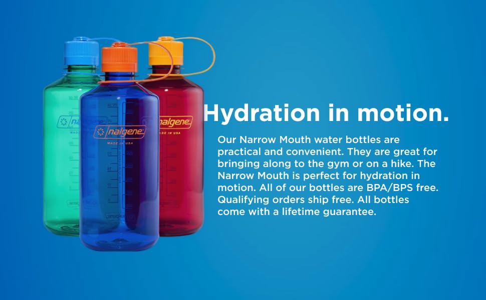 Nalgene Narrow Mouth Water Bottle - Hydration in motion