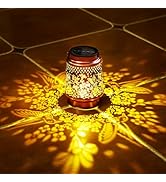 Homemory Solar Lanterns Outdoor Waterproof Hummingbird Solar Lights, Outdoor Lantern Decorative f...