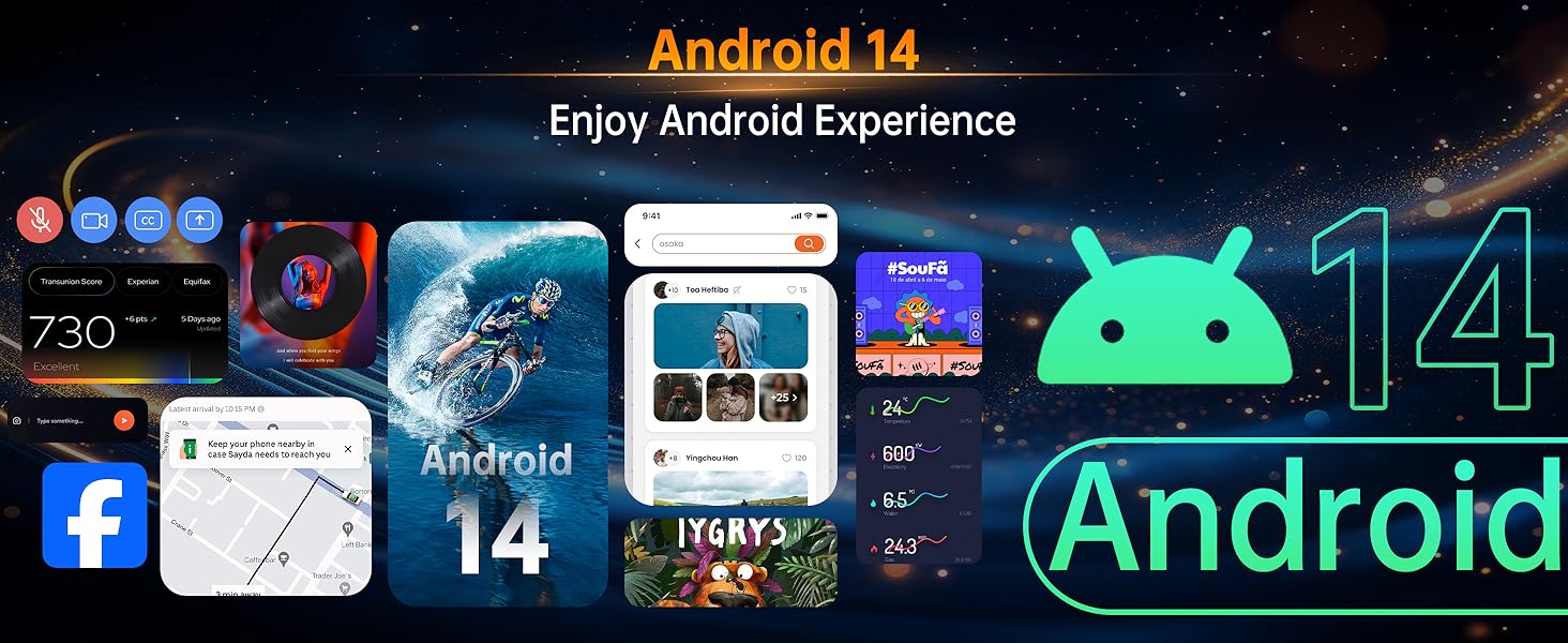 it runs on Android 14 (upgradable to Android 15)