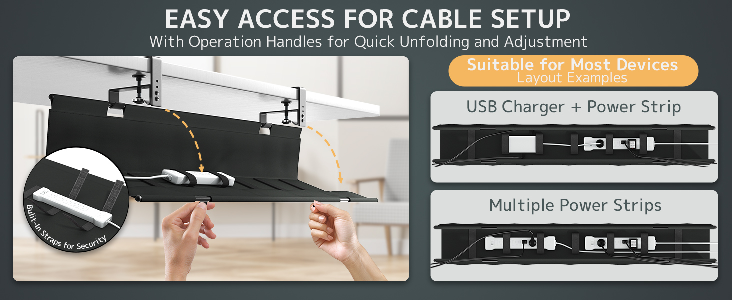 Easy Accesss for Cable Setup