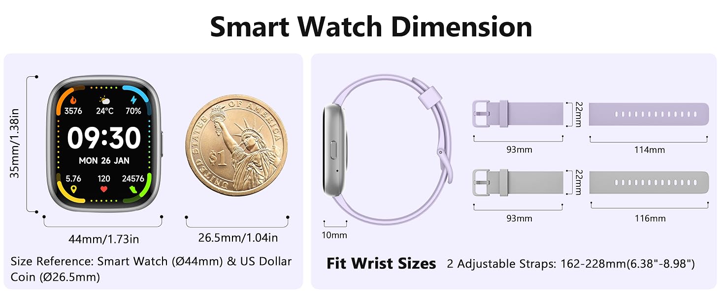 Smart Watch Dimension