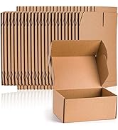 Cedilis 25 Pack 9x6x4 Inches Shipping Boxes, Small Corrugated Cardboard Box, Brown Cardboard Mail...
