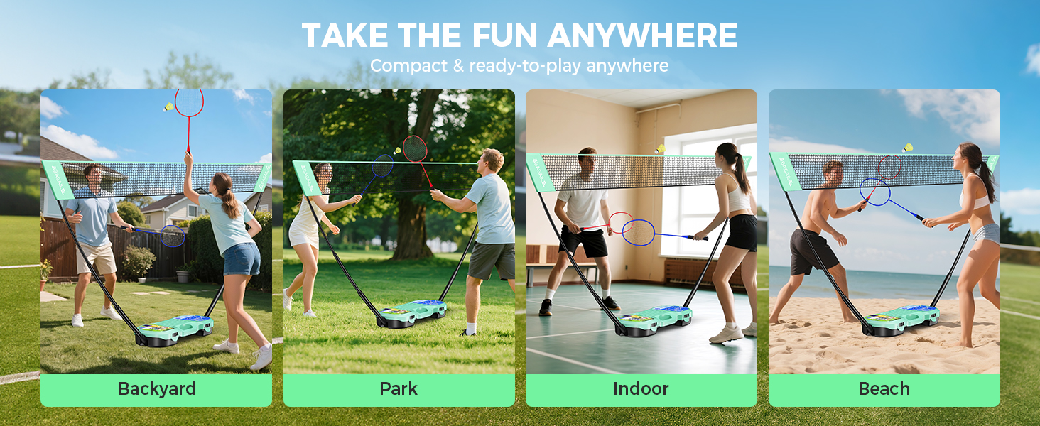 badminton set badminton sets for backyards portable badminton net sets bad mittens set