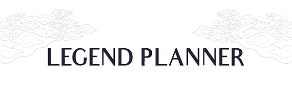 legend planner 2022