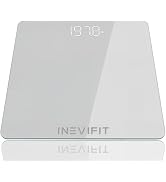 INEVIFIT Premium Bathroom Scale, Highly Accurate Digital Bathroom Body Scale, Measures Weight up ...