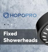 HOPOPRO NBC News Recommended 5 Modes High Pressure Shower Head 4.1 Inch High Flow Fixed Showerhea...