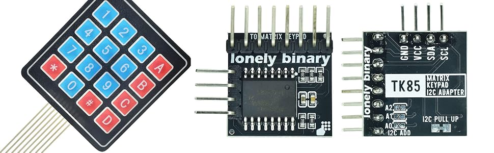 Lonely Binary Soft Matrix Key Pad Set