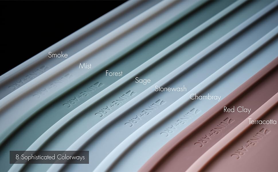 8 Sophisticated Colorways: Smoke, Mist, Forest, Sage, Stonewash, Chambray, Red Clay, Terracotta