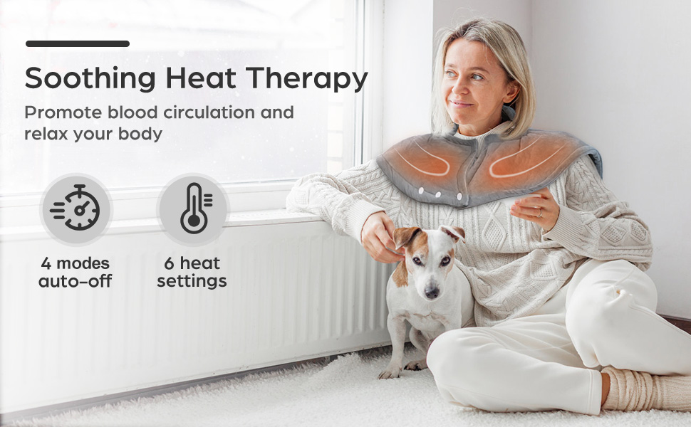 4 modes auto-off/6 heat settings