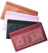 4 Pack Money Bag, Coin Purse for Women, Waterproof Leather Money Pouches, Squeeze Top Cash Wallet...