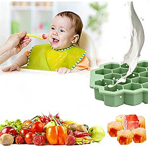 Ice Cube Trays Silicone Ice Cube Mold with Lid-37 Grid