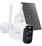 ZUMIMALL Solar Security Cameras Wireless Outdoor, 2K Camera for Home Security with 3MP Color Nigh...