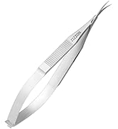 ZIZZON Cuticle Scissors Extra Fine Curved Professional Precise Pointed Tip Grooming kit for Eyebr...