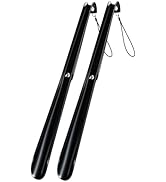 Nextnoid Shoe Horn Long Handle for Seniors - 16.5" Straight & Sturdy Long Shoe Horn for Men, Wome...