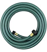 Darnassus Garden Hose 25FT Green, ½" Diameter Water Hose, PVC Material, with Plastic Fittings, f...