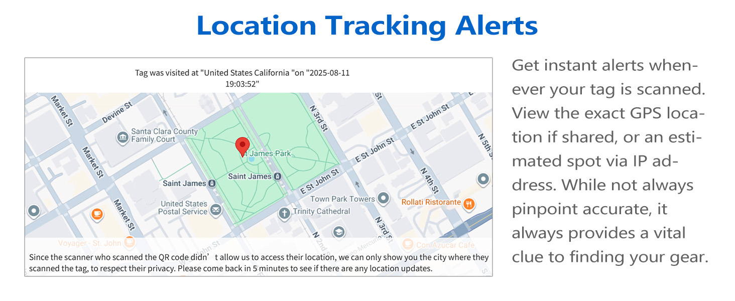 Location tracking alerts