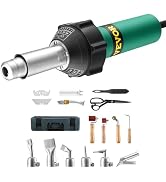 VEVOR Hot Air Plastic Welder, 1600W Hot Air Torch Pistol, 122-1112? PVC TPO Vinyl Heat Gun Weldin...