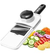 ZHANG XIAO QUAN SINCE 1628 3-in-1 Multi Handheld Mandoline Slicer Stainless Steel Blade, Comfort ...