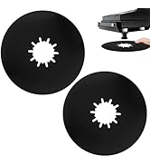 TonGass (2 Pack, Black) 5th Wheel Hitch Lube Plate 12in RV Camper Trailer Fifth Wheel Plate Wheel...