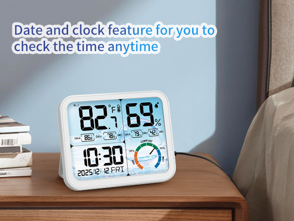 Date and clock function