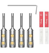 Viborg VB401S Speaker Banana Plug Connectors Screw Locking,4MM Pure Copper Speaker Terminals for ...