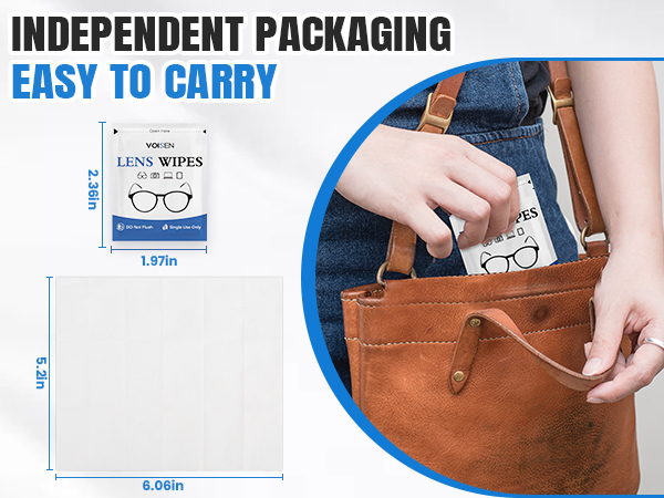 Lens Wipes for Eyeglasses