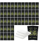 Moist Cotton Towel Bulk Moist Towelettes Individually Wrapped 8.7" x 8.7",White Towel Services,Re...