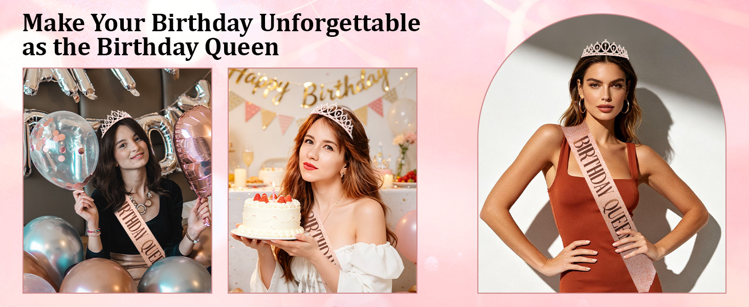 crown and sash for women