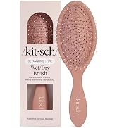Kitsch Wet/Dry Hair Brush Detangler – Flexi Hair Brush for Women, Men & Kids | Detangling Brush f...