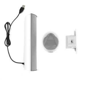 GOgroove SonaVERSE USB Laptop Clip On Speaker Sound Bar